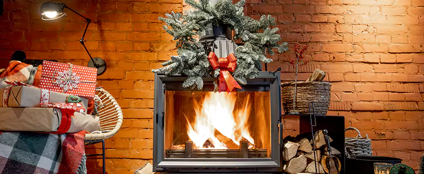 Travis Industries Linear Gas Fireplace Installation in Parma Heights, Ohio