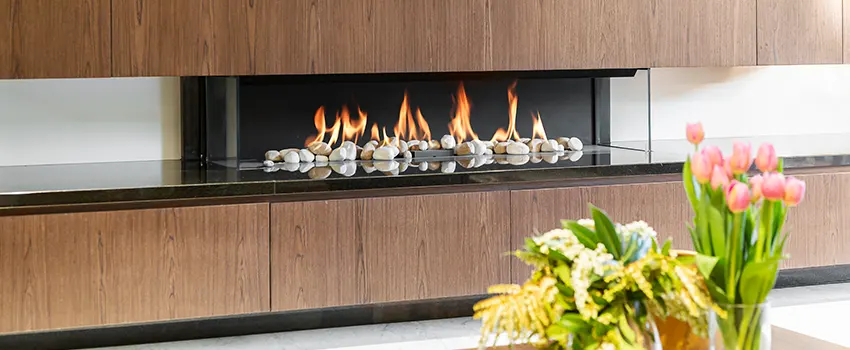 Double-height Fireplace Design Refurbishment in Parma Heights, Ohio