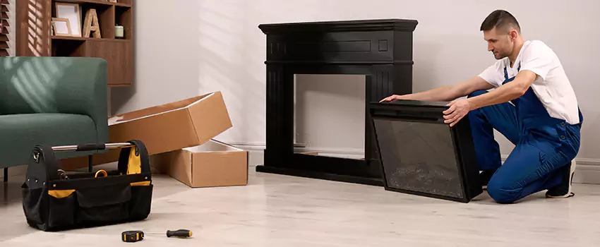 Old Rusted Metal Fireplace Repair And Replacement in Parma Heights, OH